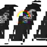 On Wednesday We Wear Rainbow Long Sleeve T-Shirt