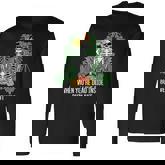 When You Are Dead But Inside Gardener Skeleton Men Women Long Sleeve T-Shirt T-shirt Graphic Print