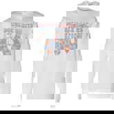 Girls 10Th Birthday Double Digits Tenth Hippie Daisy Print Long Sleeve T-Shirt