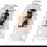 Melanin Queen Black Afro Melanin Pride Black Afro Dope Long Sleeve T-Shirt