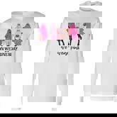 On Wednesday We Wear Pink Ghost Halloween Breast Cancer Men Women Long Sleeve T-Shirt T-shirt Graphic Print