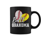 Baseball Softball Ball Heart Grandma Mothers Day Coffee Mug