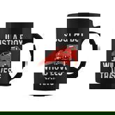 Just A Boy Who Loves Trains Great Gift Cool Boys Trainspotting Gift Graphic Design Printed Casual Daily Basic Coffee Mug