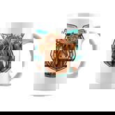 Floral Highland Cow Heifer Horseshoe Western Country Cowboy  Coffee Mug