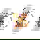 Groovy Halloween Trick Or Teach Retro Floral Ghost Teacher  V33 Coffee Mug