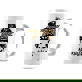 Womens Mothers Day Funny Sissy Life Messy Bun Leopard Mommy Grandma Coffee Mug