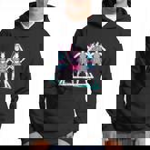 90S Synthwave Cheer Team Cheerleader Vaporwave Cheerleading Gift Hoodie