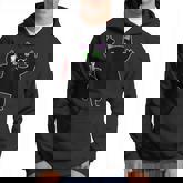 Halloween Black Cat Superstition Killer With A Knife Men Hoodie