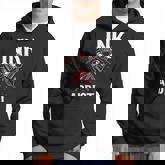 Ink Addict Tattooed Art Inked Tattoo Lover Men Hoodie Graphic Print Hooded Sweatshirt