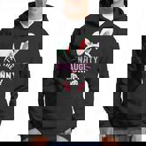 Matching Easter Party Graphic Im The Naughty Bunny Men Hoodie