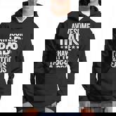 Mens Awesome Dads Have Tattoos And Beards Fathers Day Hoodie