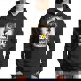 Messy Bun Mom Of Both Baseball Softball Busy Raising Ballers  Men Hoodie Graphic Print Hooded Sweatshirt