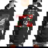 Santa Skull Candy Cane Ugly Christmas Sweater T-Shirt Men Hoodie