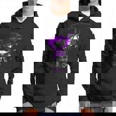 Spookscene Edgy Kitty Hat Scene Kid Emo Alt Goth Purple Men Hoodie