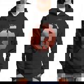 Travelling Shadow In A Red Circle Men Hoodie