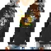 12Th Birthday Girl Sunflower 12 Year Old Sunflower Party  Women Hoodie Graphic Print Hooded Sweatshirt