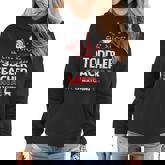 Be Nice To The Toddler Teacher Santa Is Watching Women Hoodie