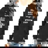 Dad Bruh Top Fathers Day Dada Daddy Dad Bruh Birthday Women Hoodie