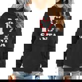 I Heart Santa Candy Cane T-Shirt Graphic Design Printed Casual Daily Basic Women Hoodie