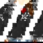 I Love New York I Heart Love Ny New York  V2 Women Hoodie Graphic Print Hooded Sweatshirt