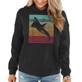 Whale Orca Retro Style Men Women Novelty Vintage Funny Gift  Women Hoodie Graphic Print Hooded Sweatshirt