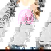 Rainbow Support Squad Breast Cancer Awareness Pink Ribbon  Women Hoodie Graphic Print Hooded Sweatshirt