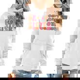 Retro Groovy Sister Matching Family 1St Birthday Party  V2 Women Hoodie Graphic Print Hooded Sweatshirt