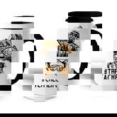 Classy Teacher Life Messy Hair Bun Leopard Women Mothers Day  Accent Mug