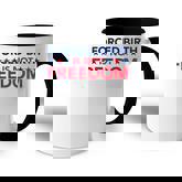 Feminist Flowers Us Pro Choice Forced Birth Is Not Freedom  Accent Mug