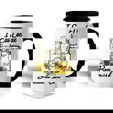 I Eat Local Because I Can Sunflower Accent Mug