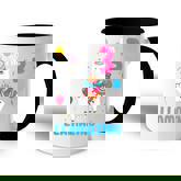 Kids 3Rd Birthday I Am 3 Years Old And Llamazing Llama Girl Ns  Accent Mug