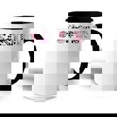 Kids Sister Of The Birthday For Girl Cow Farm Birthday Cow Girls  Accent Mug