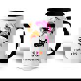 Messy Hair Woman Bun I Kiss Girls Mom Life Lgbt Mothers Day  Accent Mug