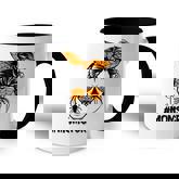 Momster Halloween Costume Skull Mom Messy Hair Bun Monster  V4 Accent Mug