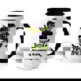 Momster  Womens Halloween Messy Bun Mom Ster  V5 Accent Mug