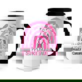 Rainbow Support Squad Breast Cancer Awareness Pink Ribbon  Accent Mug