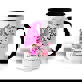 Womens Awareness In October We Wear Pink Gnome Breast Cancer  Accent Mug