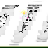 6 Year Old Gifts Cute Panda Birthday Girl 6Th Birthday Funny  Wine Tumbler