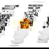 Basketball Mom Leopard Basketball Mama  V2 Wine Tumbler