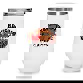Christmas Football Toughdown Season Wine Tumbler