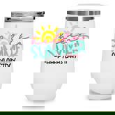 Happy Last Day Of School Teacher Student Hello Summer  Wine Tumbler