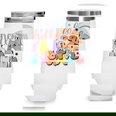Hello Preschool Teachers Back To School Boys Girls White  Wine Tumbler