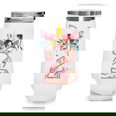 Kids 2 Year Old Gifts 2Nd Birthday Girls Unicorn Face Flower  Wine Tumbler
