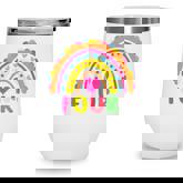 Kids 4 Years Old Rainbow 4Th Birthday Four Bday Girls Boys Kids  Wine Tumbler