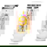 Kids 9 Year Old Gifts 9Th Birthday Girl Ns Unicorn Face Flower  Wine Tumbler