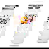 Kids Im Just Here For The Candy Halloween Cute Lollipop Sweets Wine Tumbler