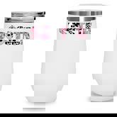 Kids Sister Of The Birthday For Girl Cow Farm Birthday Cow Girls  Wine Tumbler