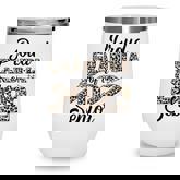 Proud Grandma Of 2022 Senior 22 Leopard Class 2022 Graduate  Wine Tumbler