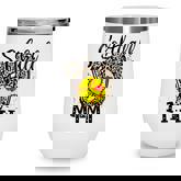 Softball Mimi Leopard Game Day Softball Lover Mothers Day  Wine Tumbler