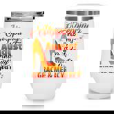 Stepping Into My August Birthday With Gods Grace And Mercy  Wine Tumbler